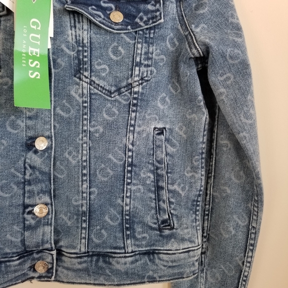 Guess Denim Jacket Size Large Bust 36 - Picture 3 of 6